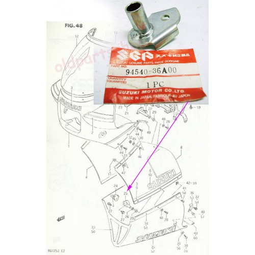 Suzuki RG125 Cowling Brace 94540-36A00 free post