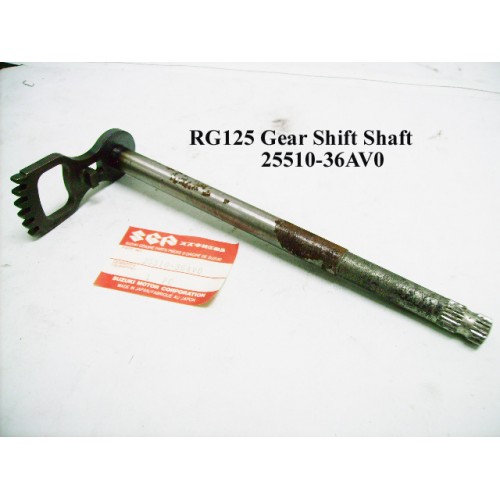 Suzuki RG125 Shift Shaft Assy 25510-36AV0 free post 