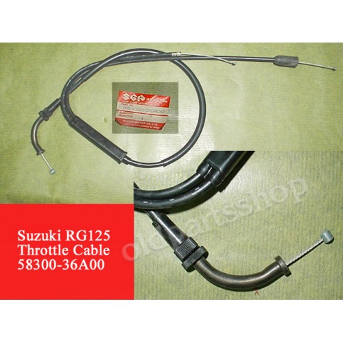 Suzuki RG125 Throttle Cable 58300-36A00 free post
