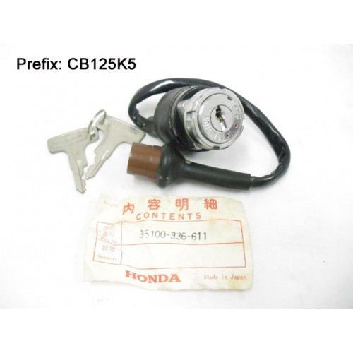 Honda CB125 Main Switch with Keys CB125K5 Ignition Switch 35100-336-611 free post