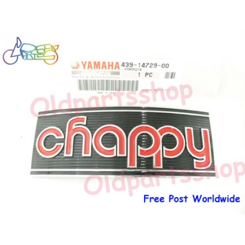 Yamaha LB50 LB80 Side Cover Badge NOS Chappy EMBLEM 439-14729-00 free post