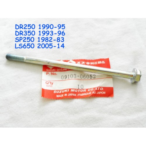 Suzuki DR250 DR350 SP250 LS650 Cylinder Head Bolt PN: 09103-06052 free post