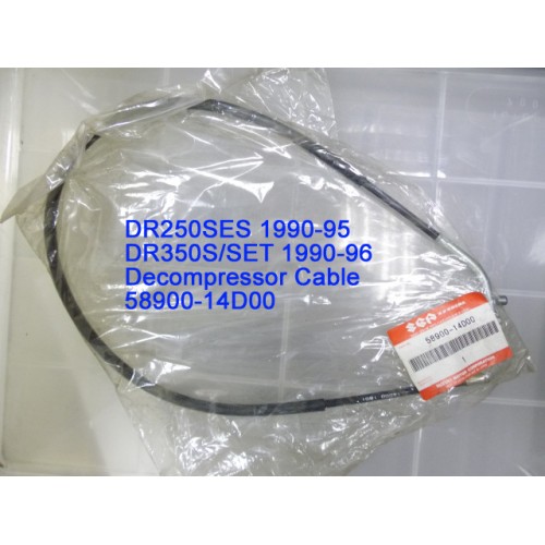 Suzuki DR350 Decompression Cable DR250 DECOMPRESSOR WIRE 58900-14D00 free post