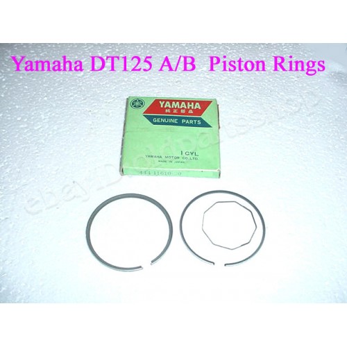 Yamaha DT125 Piston Ring Set 0.25 444-11610-10 1st Oversize free post