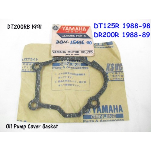Yamaha DT125R DT200R Oil Pump Cover Gasket 3BN-15456-00 DT125 DT200 free post