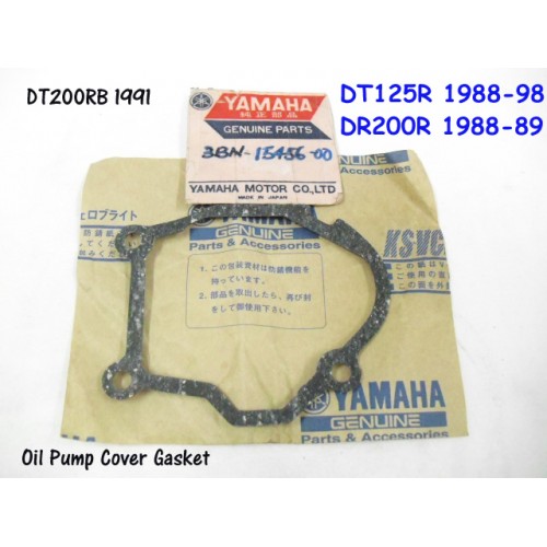 Yamaha DT125R DT200R Oil Pump Cover Gasket 3BN-15456-00 DT125 DT200 free post