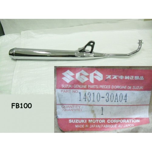 Suzuki FB100 Exhaust Pipe 14310-30A04 Genuine Muffler