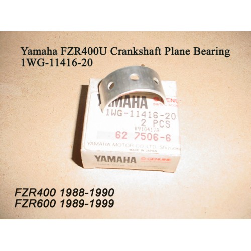 Yamaha FZR400 FZR600 Crankshaft Plane Bearing 1WG-11416-20 free post
