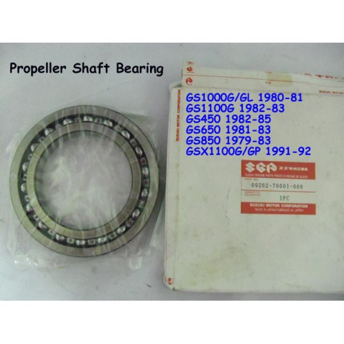 Suzuki GS450 GS650 GS850 GS1000 GS1100 Propeller Shaft Bearing 09262-70001