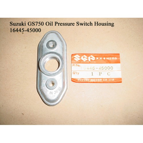 Suzuki GS550 GS650 GS750 GS1000 GS1100 Oil Pressure Switch Housing 16445-45000