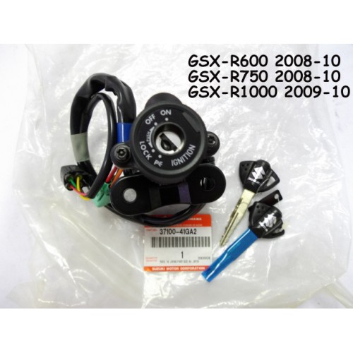 Suzuki GSX-R600 GSX-R750 GSX-R1000 Main Switch with Keys 37100-41GA2 Steering Lock free post