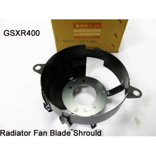 Suzuki GSX-R400 Radiatior Fan Blade Shrould 17770-33C00 GSXR400 Cover