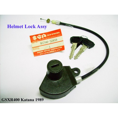 Suzuki GSX-R400 Helmet Lock with Keys GSXR400 95700-32810 free post