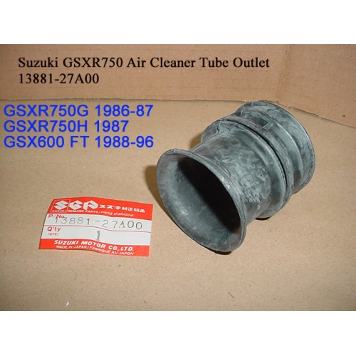 Suzuki GSX600 GSX750 Air Cleaner Tube 13881-27A00 free post