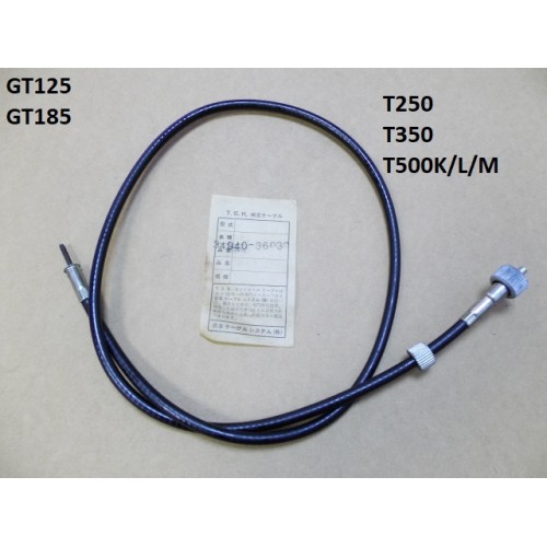 Suzuki GT185 GT125 T250 T350 T500 Tacho Cable 34940-36030 Tachometer Wire free post