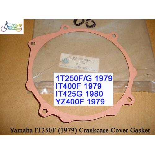Yamaha IT250 IT400 IT425 YZ400 Crankcase Cover Gasket 2X7-15451-00