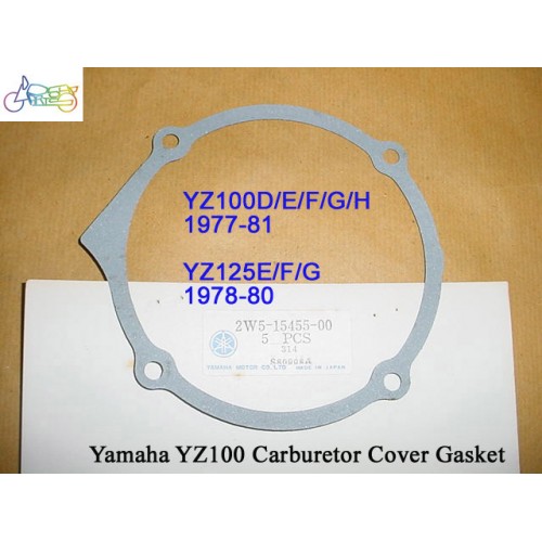 Yamaha YZ100 YZ125 Carb Cover Gasket 2W5-15455-00 free post