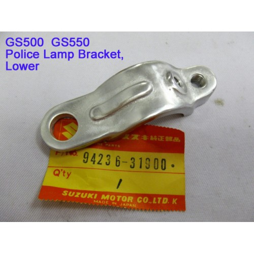 Suzuki GS500 GS550 Police Motorcycle Patrol Lamp Bracket Lower 94236-31900 free post