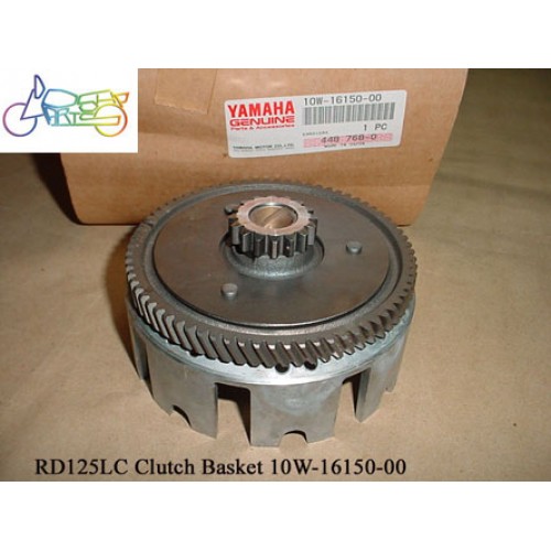 Yamaha RZ125 RD125LC RD125YPVS Clutch Basket, Primary Gear MK1 MK2 10W-16150-00 