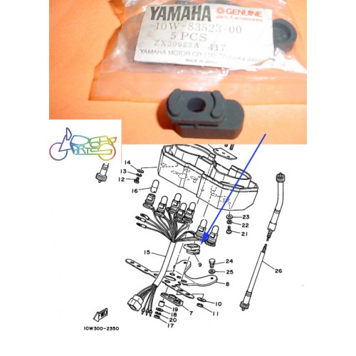 Yamaha RZ125 RD125LC Meter Damper 10W-83523-00 free post