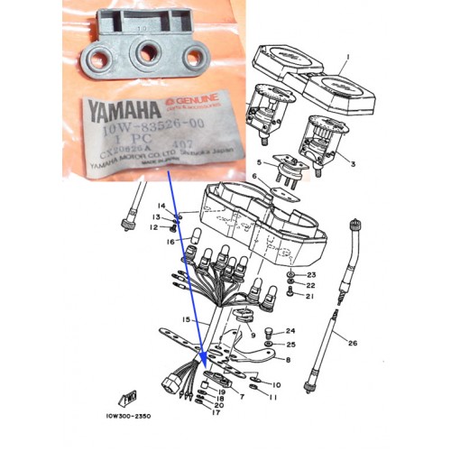 Yamaha RZ125 RD125LC Meter Damper 10W-83526-00 free post