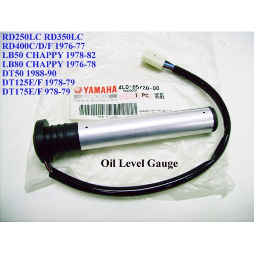 Yamaha RD350LC RD250LC RD125LC DT175 RD400 LB50 LB80 Oil Level Gauge 4L0-85720-00 free post
