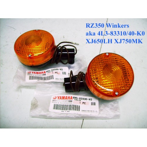 Yamaha RZ350 Rear Signal Light x2 Turn Flasher Winker 4W5-83330-K0 free post