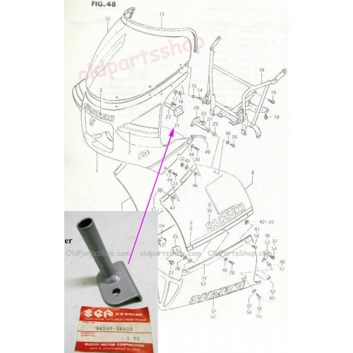 Suzuki RG125 Cowling Brace 94590-36A00 free post