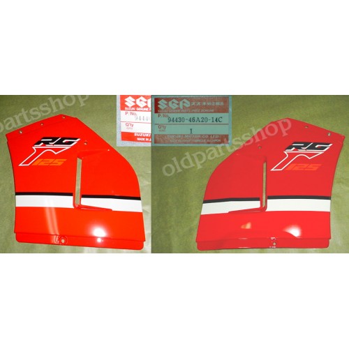 Suzuki RG125 Side Cover LH + RH - color 14C