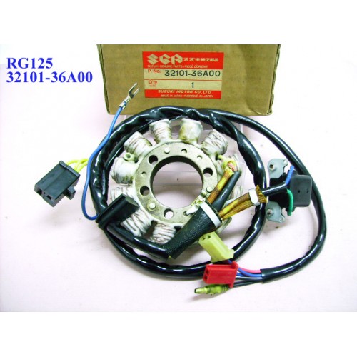 Suzuki RG125 Magneto Assy Genernator Stator Coil 32101-36A00