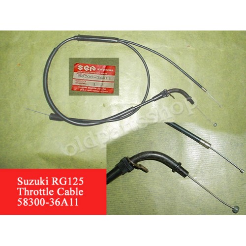 Suzuki RG125 Throttle Cable 58300-36A11 free post