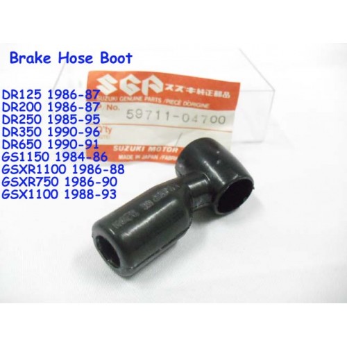 Suzuki DR125 DR200 DR250 DR350 DR650 GS1150 GSXR1100 GSXR750 GSX1100 Brake Hose Boot 59711-04700 free post