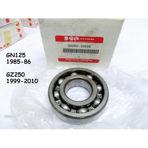 Suzuki GN250 GZ250 Crankshaft Bearing 09262-35028