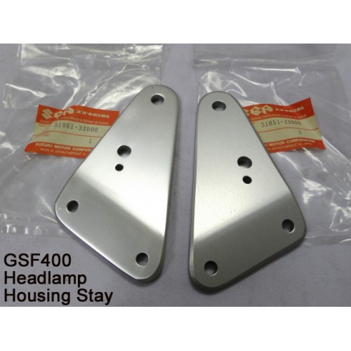 Suzuki GSF400 Headlamp Stay L/ R 51851-33D00 / 51861-33D00 Bracket free post