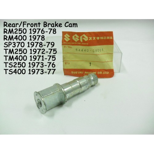 Suzuki RM250 RM400 SP370 TM250 TM400 TS250 TS400 Brake Cam 54440-08001 free post