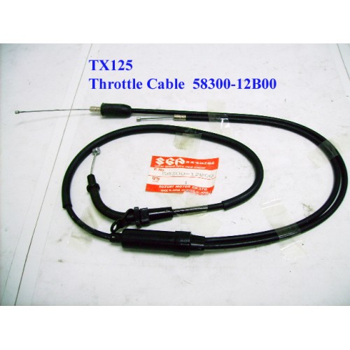 Suzuki TX125 Throttle Cable 58300-12B00 free post