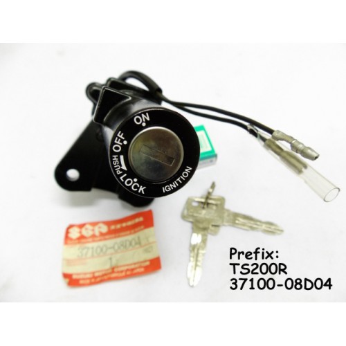 Suzuki TS200 Main Switch 37100-08D04 TS200R Ignition Key Switch free post