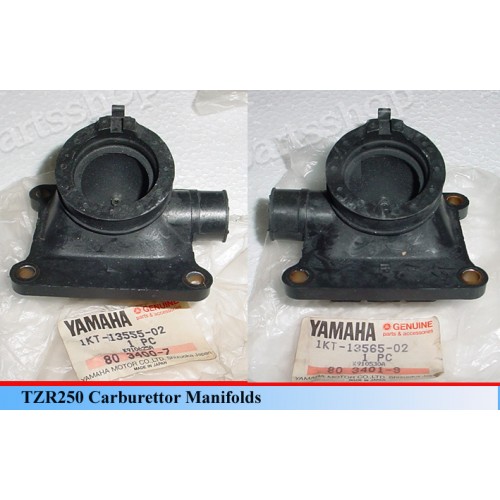Yamaha TZR250 Carb Joint L & R Carburetor MANIFOLD RUBBER 1KT-13565-02 1KT-13555-02 free post