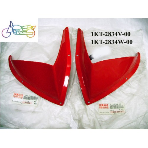 Yamaha TZR250 Top Cowling Protector Red Pair 1KT-2834V-00 1KT-2834W-00 free post