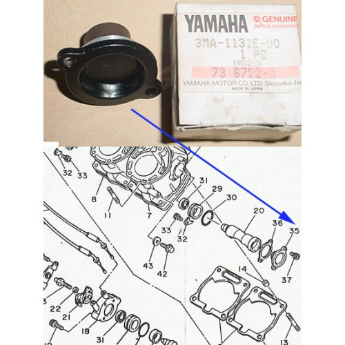 Yamaha TZR250 Valve Holder 3MA-1131E-00 CAP free post
