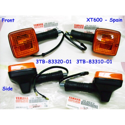 Yamaha SR250 XT500 XT600 Front Signal Light L + R PAIR 3TB-83310-01 & 3TB-83320-01 free post