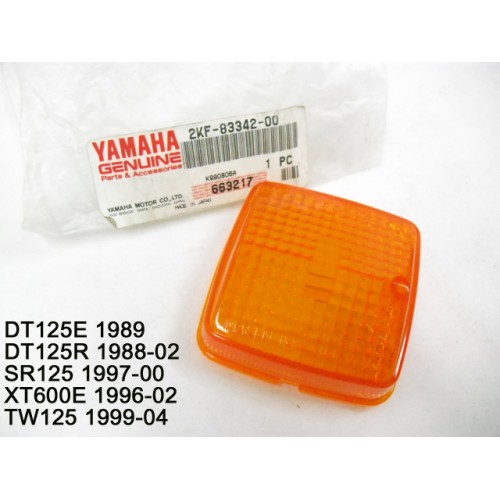 Yamaha DT125 SR125 TW125 XT600 Winker Lens R 2KF-83342-00 Signal Light Cover