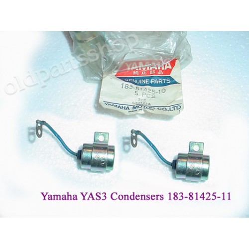 thumbnail image 2 of Pair Yamaha RD125 B AS3 YAS3 Fuel Gas Tank Emblems - Reproduction, Adhesive Backing 2 of 4