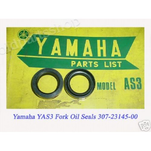 Yamaha TA125 YAS3 Front Fork Oil Seal x2 PN: 307-23145-00 free post