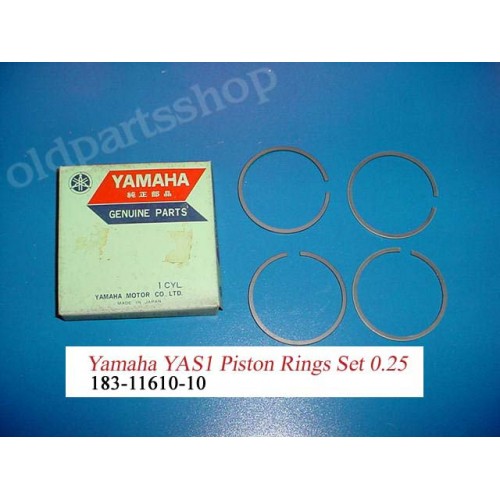 Yamaha YAS1 Piston Ring 0.25 x2 - 1st Oversized 183-11610-10  free post