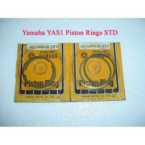 Yamaha YAS1 Piston Ring STD x2 Standard Size 183-11610-01  free post