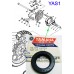 Yamaha YAS1 YAS2 YAS3 RD125 XT200 IT175 DT125 YZ100 Rear Wheel Oil Seal 93104-22018 free post