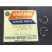 Yamaha YG1 JT1 LB80 FS1 LS2 RD125 YAS1 YAS3 Piston Pin Clip x2 NOS 132-11634-00 free post