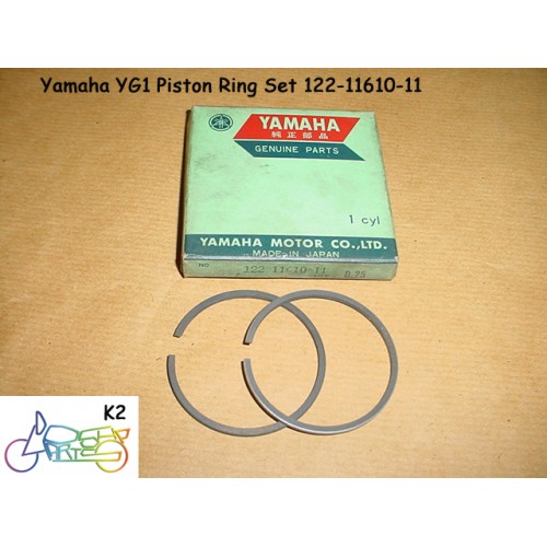 Yamaha YG1 Piston Ring Set 0.25 1st Over size Rings 122-11610-11 free post