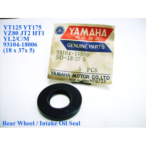 Yamaha YL2 JT2 HT1 GT1 GT80 TY80 YZ80 Rear Wheel Oil Seal 93104-18006 free post